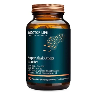 Doctor Life Super Alaska Omega Booster для поддержки сердца и уменьшения воспаления, 30 капсул