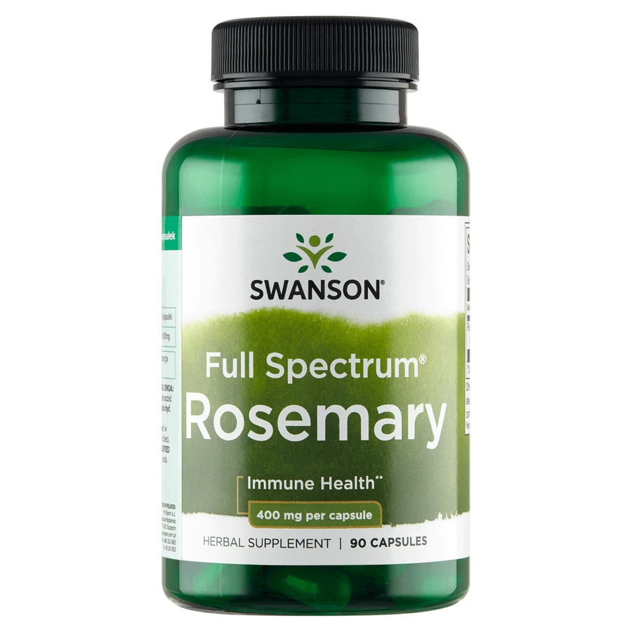 Swanson Full Spectrum Rosemary, Розмарин, 90 капсул: ціни та характеристики
