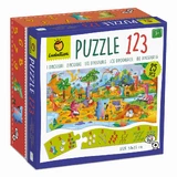 Розвиваючий пазл 123, 3 роки+, Динозаври, 25 деталей, Ludattica