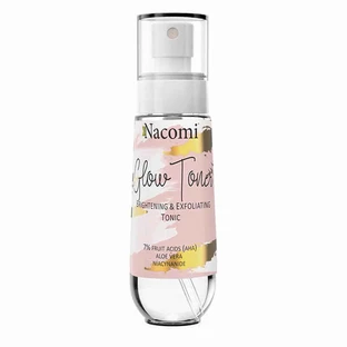 Nacomi Glow Toner Освітлюючий і відлущувальний тонік для обличчя, 80 мл