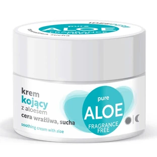 Idee Derm Заспокійливий денний і нічний крем для чутливої ​​сухої шкіри з алое, 50 мл