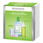 Bioderma Sebium Set Xmass 2024 H2O 500 мл + Сироватка 30 мл + Fluffy Glov Pads, багаторазові, 3 шт.: ціни та характеристики