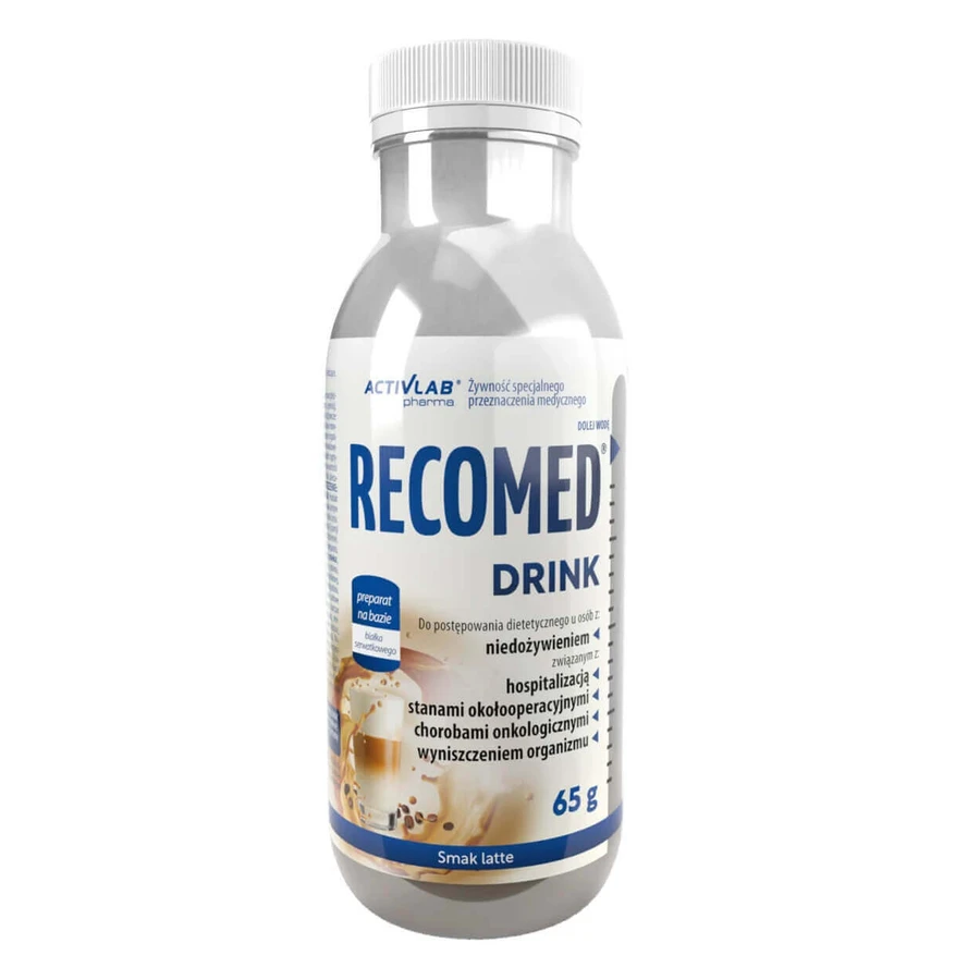 Activlab Pharma RecoMed Drink, питательный препарат, аромат латте, 65 г: цены и характеристики
