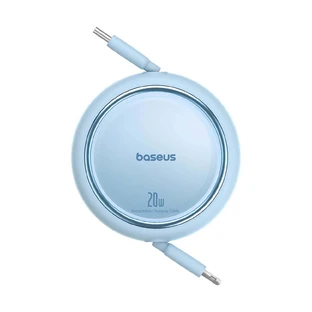 Baseus Free2Pull cablu retractabil USB-C / Lightning 20W 1m - albastru