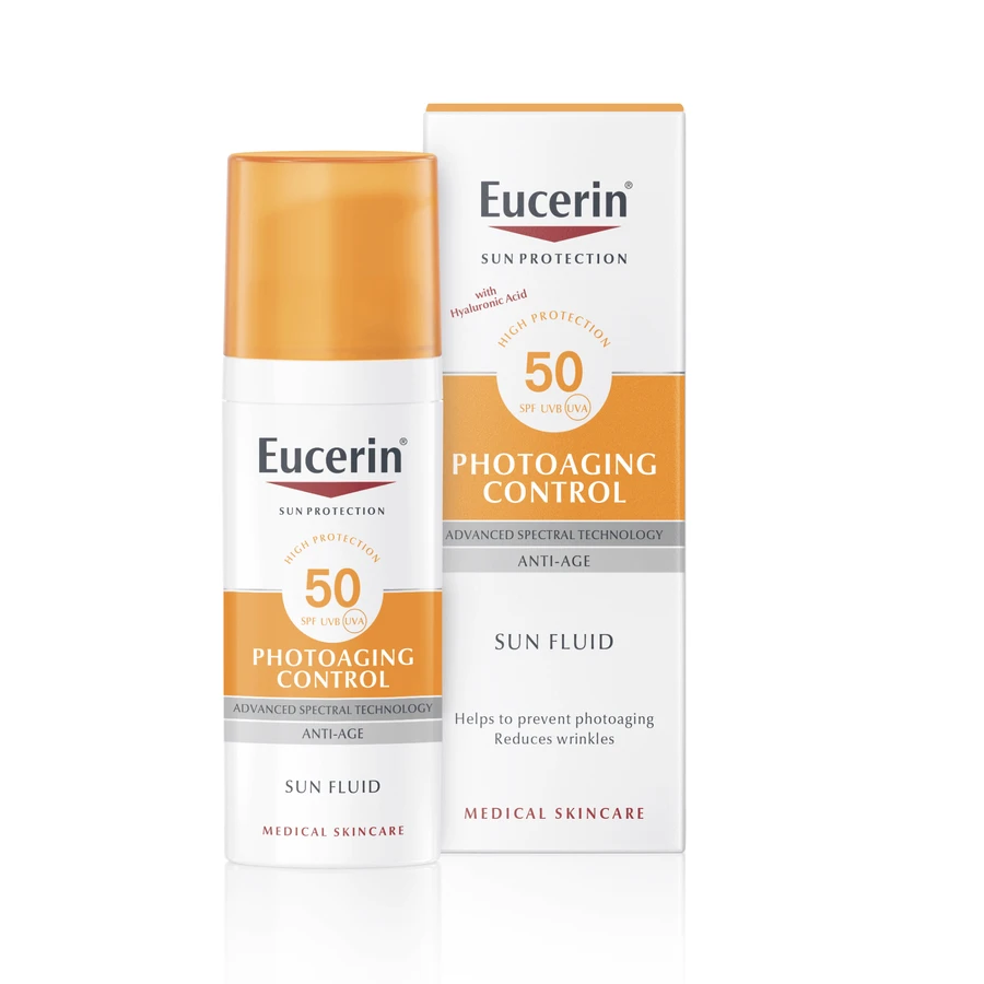 Емульсія для обличчя із захистом від фотостаріння SPF 50+, 50 мл, Eucerin: ціни та характеристики