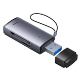 Baseus Lite Series USB SD/TF адаптер для чтения карт памяти gri (WKQX060013)