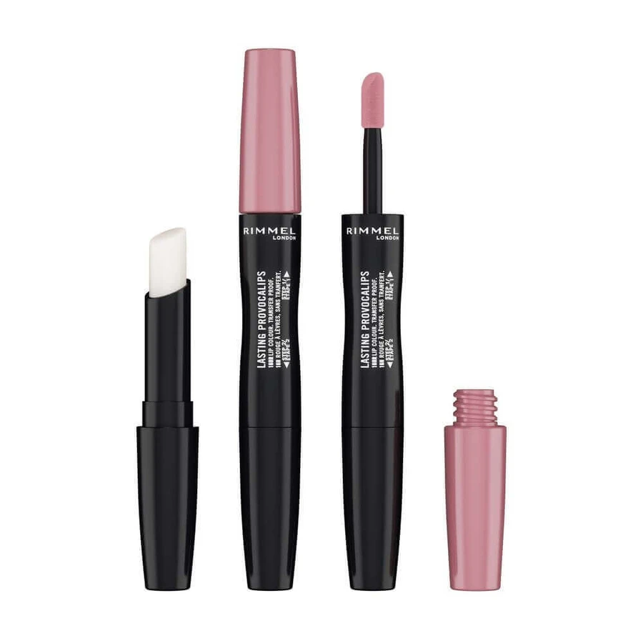 Rimmel Lasting Provocalips Lipstick 2in1 220 Come Up Rose, 6 мл: ціни та характеристики