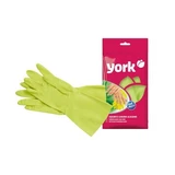 York, резиновые перчатки, алоэ, размер S, 1 пара