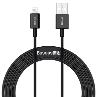 Baseus Superior USB - Кабель Lightning 2.4 A 2 м чорний (CALYS-C01)