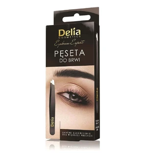 Пинцет для бровей Delia Eyebrow Expert черный