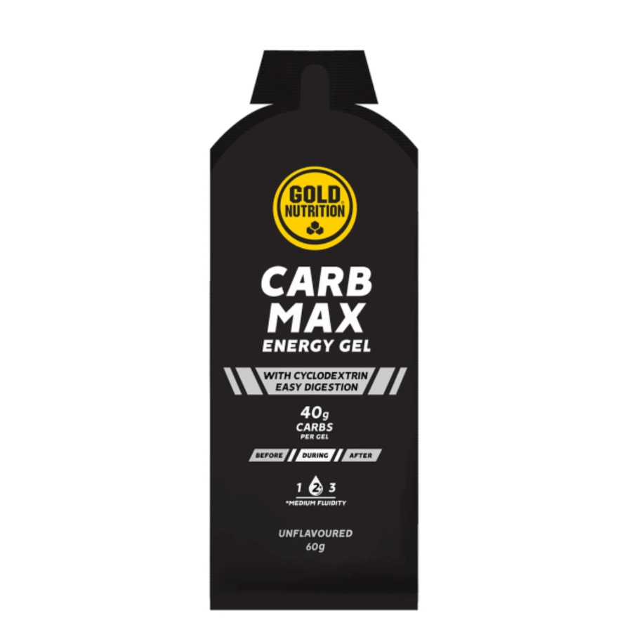Енергетичний гель без смаку Carb Max, 60 г, Gold Nutrition: ціни та характеристики