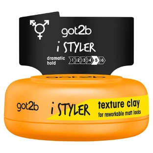 Паста для укладання волосся Schwarzkopf Got2b iStylers Texture Clay, 75 мл