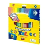Creioane colorate XXL 24 culori