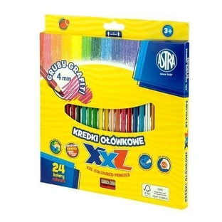Creioane colorate XXL 24 culori