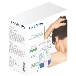 Упаковка шампунь + крем Node DS, 2х125 мл + 5 мл, Bioderma