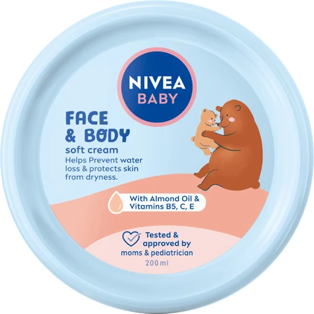 Крем Nivea Baby для обличчя та тіла, 200 мл: ціни та характеристики