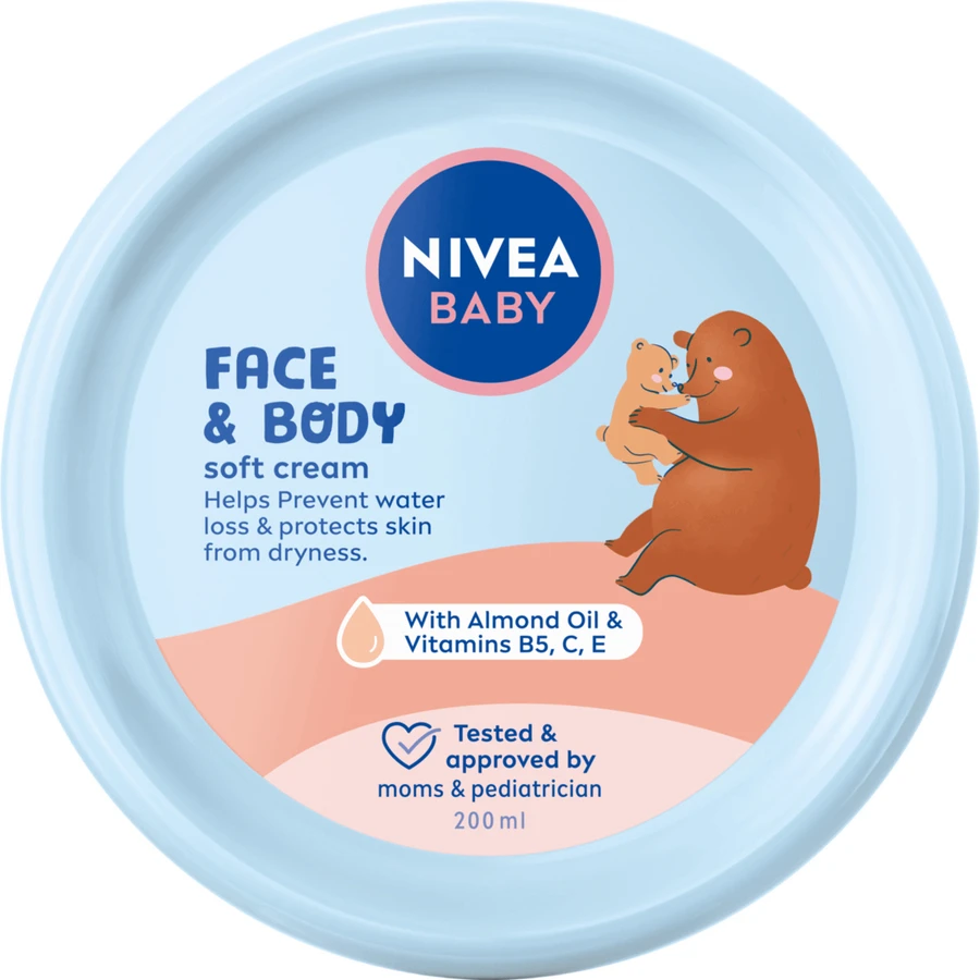 Крем Nivea Baby для обличчя та тіла, 200 мл: ціни та характеристики