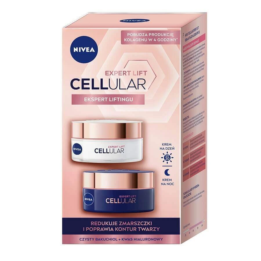 Nivea Cellular Expert Lift Set денний крем SPF30 50 мл + нічний крем 50 мл: ціни та характеристики