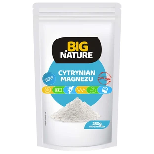 Цитрат магния Big Nature Magnesium Citrate, порошок, 250 г
