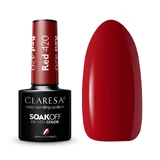 Claresa Soak Off UV/LED Red Hybrid Varnish 420, 5 г.