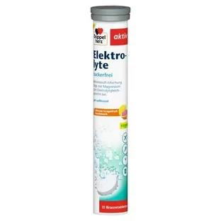 Электролиты Doppelherz aktiv Electrolyte без сахара, 15 шипучих таблеток