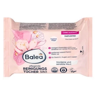 Balea, Очищаючі серветки 3 в 1, 25 шт