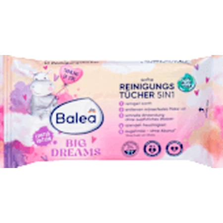 Серветки для чищення Balea Big Dreams 5 в 1, 10 шт.: ціни та характеристики