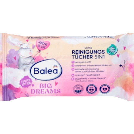 Серветки для чищення Balea Big Dreams 5 в 1, 10 шт.: ціни та характеристики