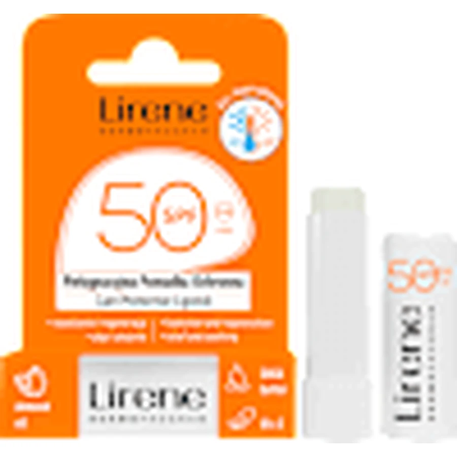 Бальзам для губ Lirene SPF50, 1 шт: ціни та характеристики