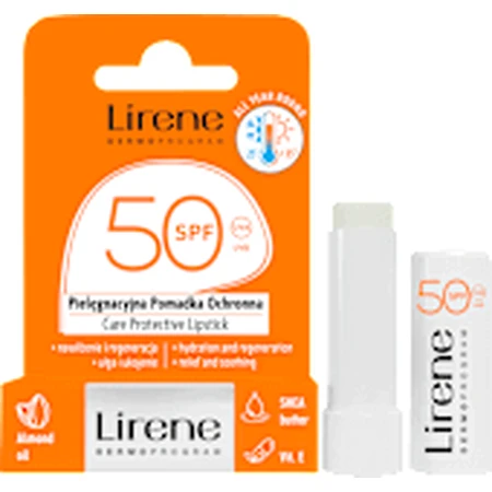 Бальзам для губ Lirene SPF50, 1 шт: ціни та характеристики