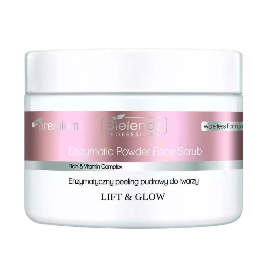 Ензимна пудра-пілінг для обличчя Bielenda Professional Lift & Glow, 100 г: ціни та характеристики