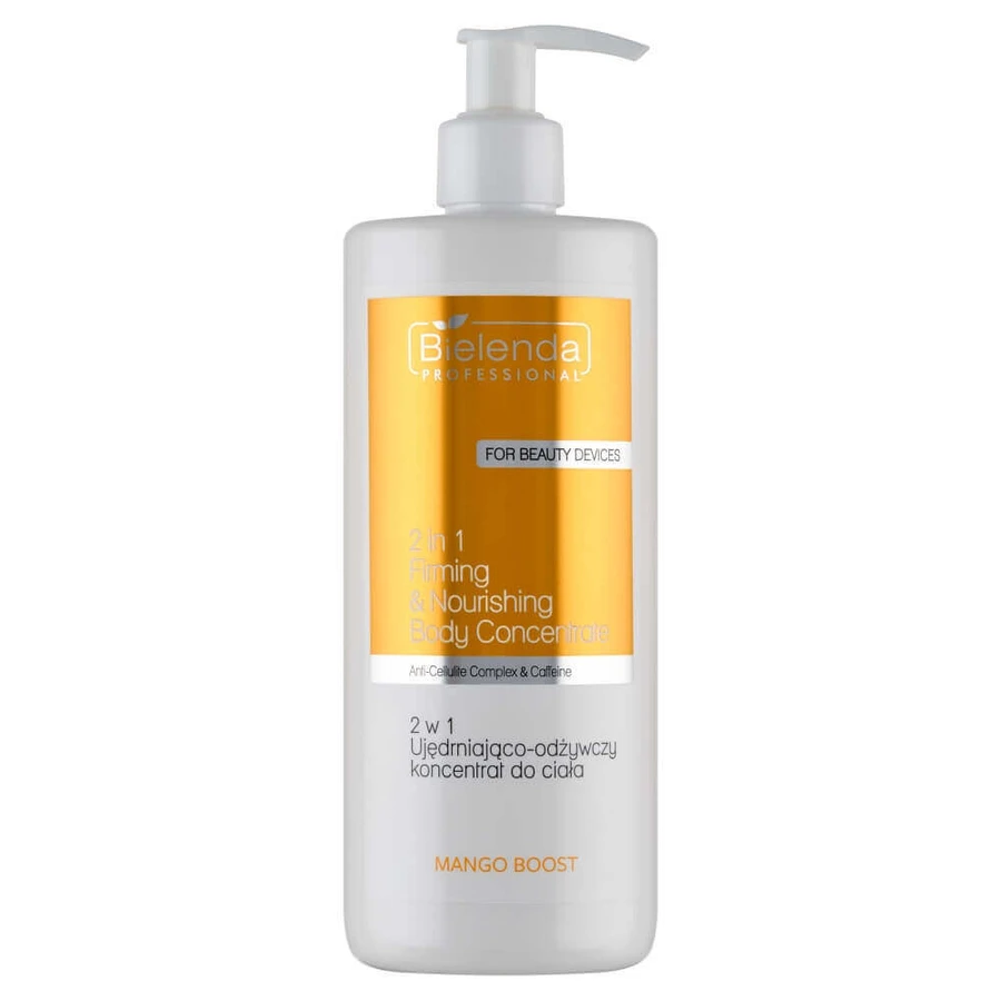 Зміцнюючий і живильний концентрат для тіла Bielenda Professional Mango Boost 2in1, 450 мл: ціни та характеристики