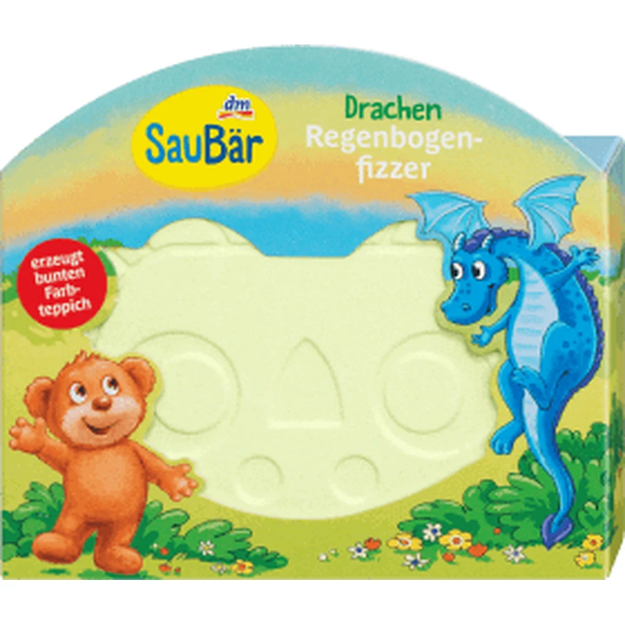 Бомба для ванн SauBär Dragon з ефектом веселки, 1 шт: ціни та характеристики