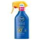 Увлажняющий спрей SPF50+ Protect & Moisture Sun, 270 мл, Nivea