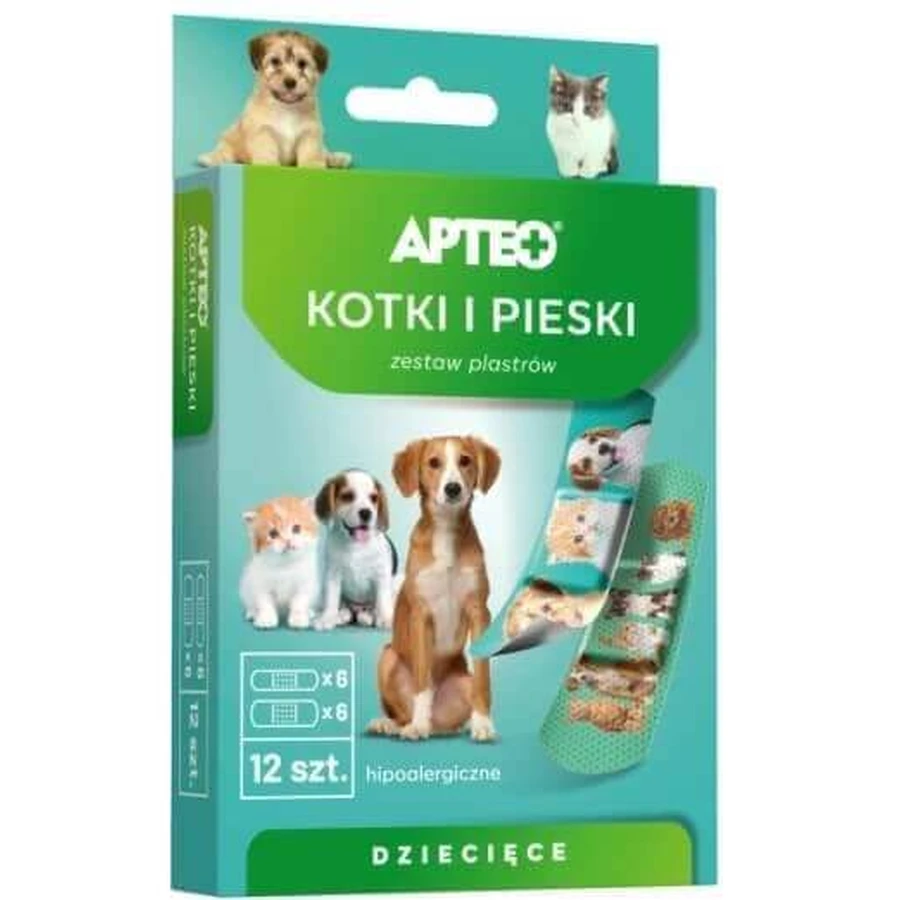 Пластыри Apteo Care для детей, кошек и собак, 12 штук: цены и характеристики