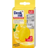 Дезодорант для посудомийної машини Denkmit Lemon Freshness Лимонна свіжість, 2 шт