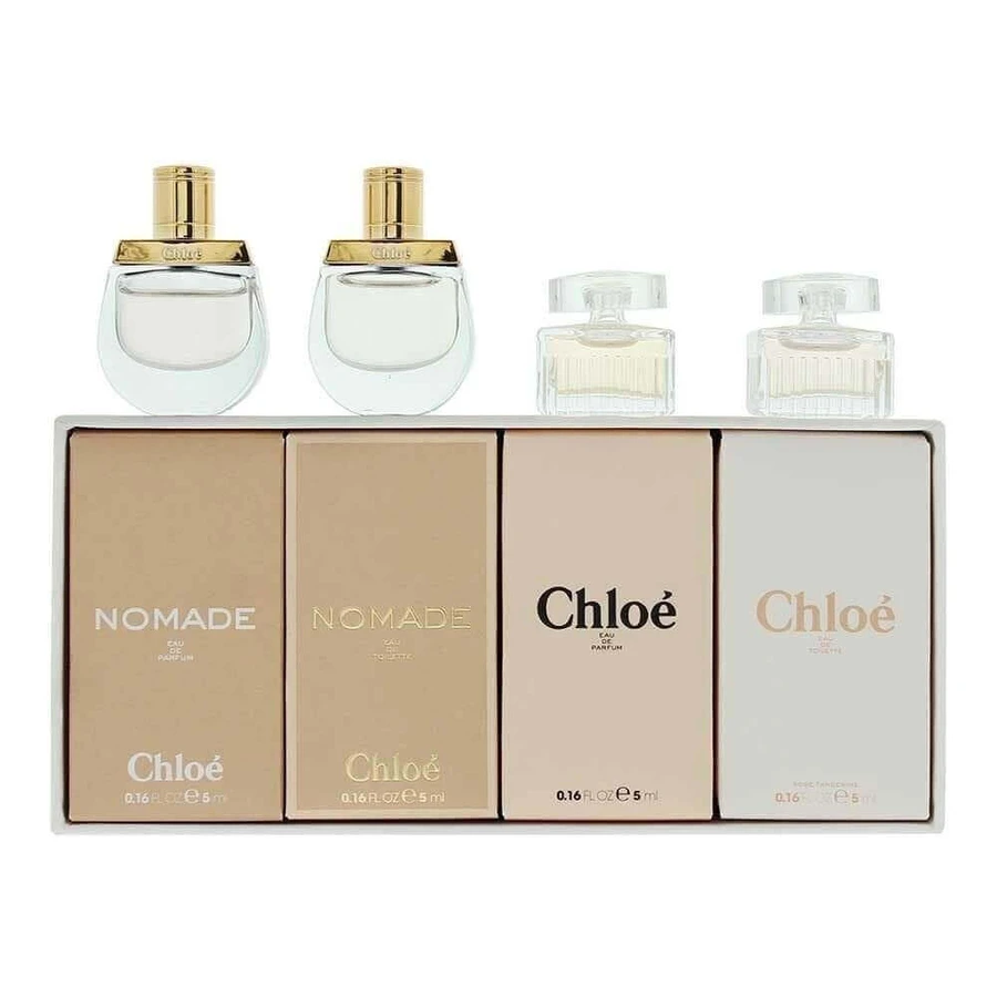 Набір Chloe Les Parfums Chloe Eau de Parfum, 5 мл + Nomade Eau de Parfum, 5 мл + Nomade Eau de Toilette, 5 мл + Rose Tangerine Eau de Toilette, 5 мл: ціни та характеристики