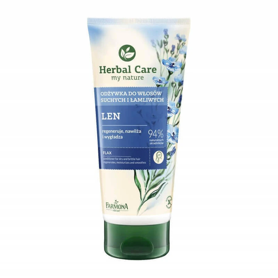 Кондиціонер Farmona Herbal Care Len для сухого та ламкого волосся, 200 мл: ціни та характеристики