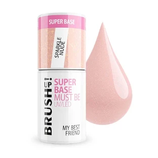 BrushUp! Супер-база для унги гибридная Sparkle Nude, 5 г