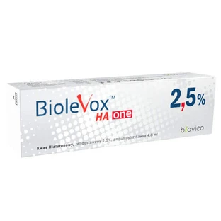 Biolevox HA One 2,5%, гель для инъекций, шприц-ампула 4,8 мл x 1 ампула