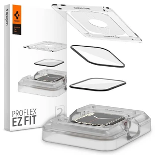 Стиклэ гибридэ Spigen ProFlex EZ Fit для Apple Watch 7 / 8 (45 мм) - 2 бука.