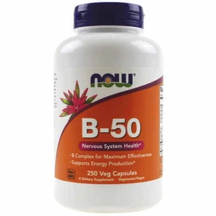 Now Foods B-50 Витаминный комплекс группы B 250 капсул