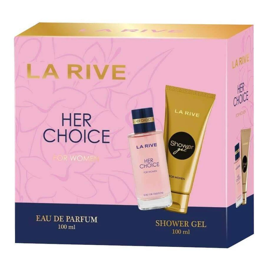 La Rive Her Choice Set Eau de Parfum 100ml + el shower 100ml: цены и характеристики