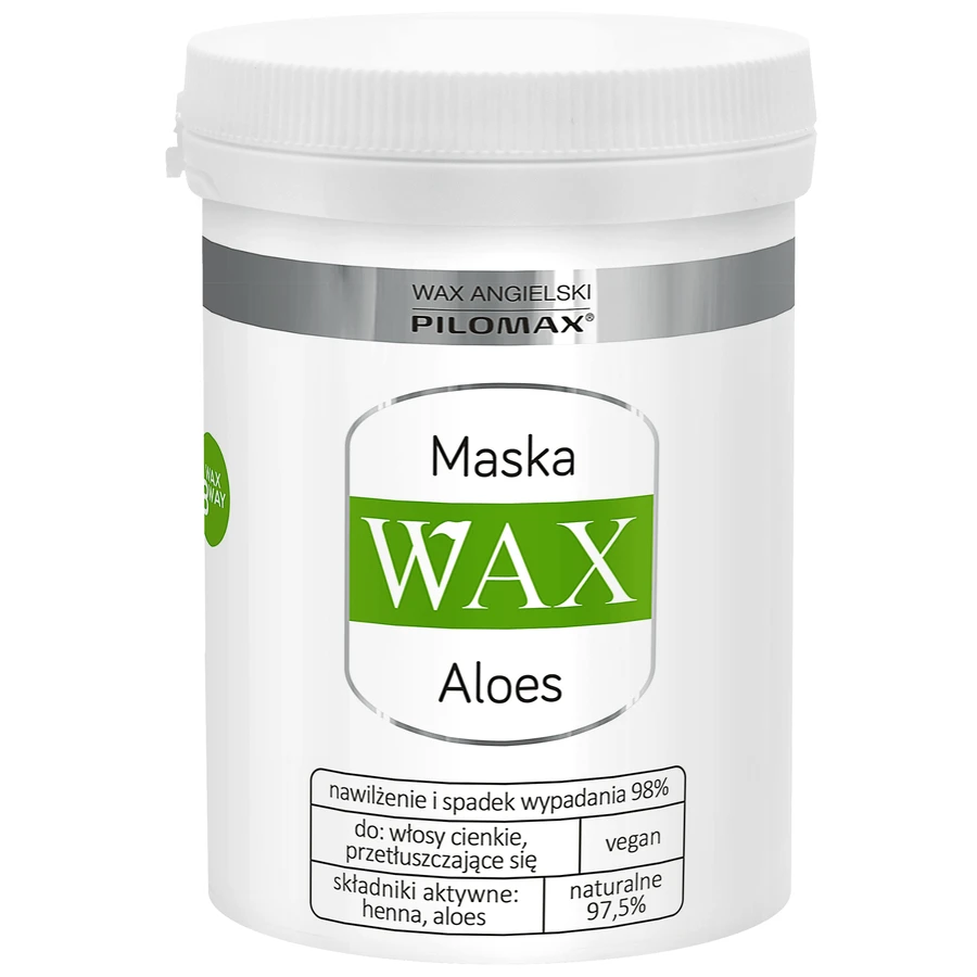 Зволожуюча маска для тонкого або жирного волосся WAX Aloe, 240 мл: ціни та характеристики
