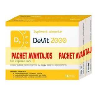 Пак ДеВит 2000, 60 капсул + 60 капсул, Pharma Brands