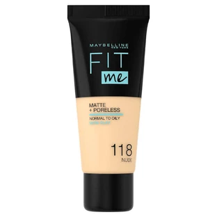 Тональний крем Maybelline Fit Me Mattifying Face Foundation 118 Nude, 30 мл