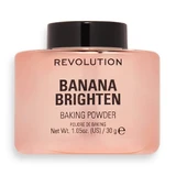 Рассыпчатая пудра для лица Makeup Revolution Banana Brighten, 30 г