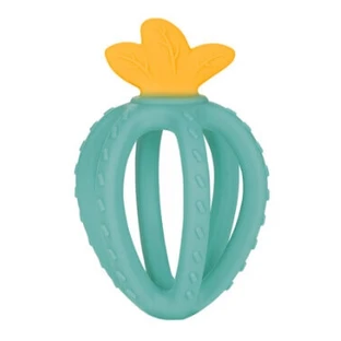 Canpol Sensory Teether 3D, силікон, полуниця 80/400 бірюзовий 3м+, 1 шт.