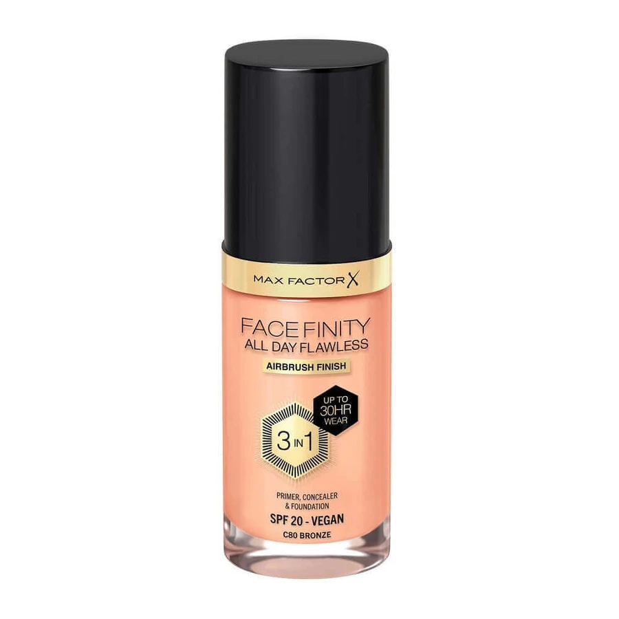 Max Factor Facefinity All Day Flawless 3-in-1 Liquid Foundation C80 Bronze, 30 мл: цены и характеристики