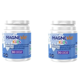 МагнеВи Кидс Sanofi MagneVie Kids, жевательные таблетки, 2 упаковки по 30 шт.
